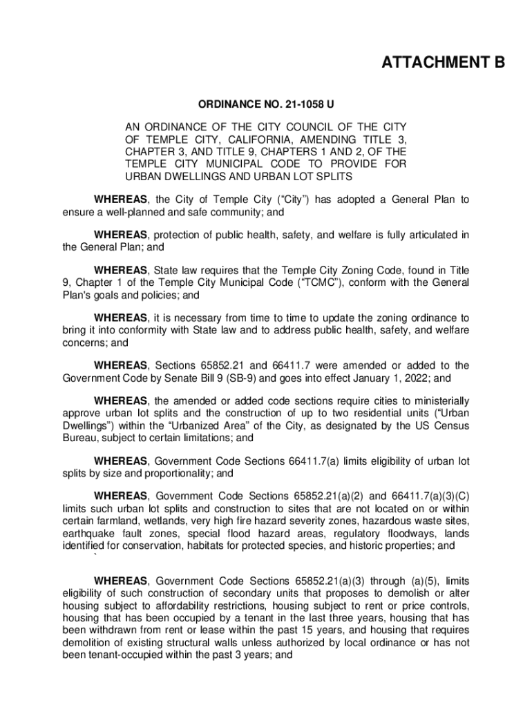 Fillable Online City of Temple CityHousing Crisis Act, Letter of