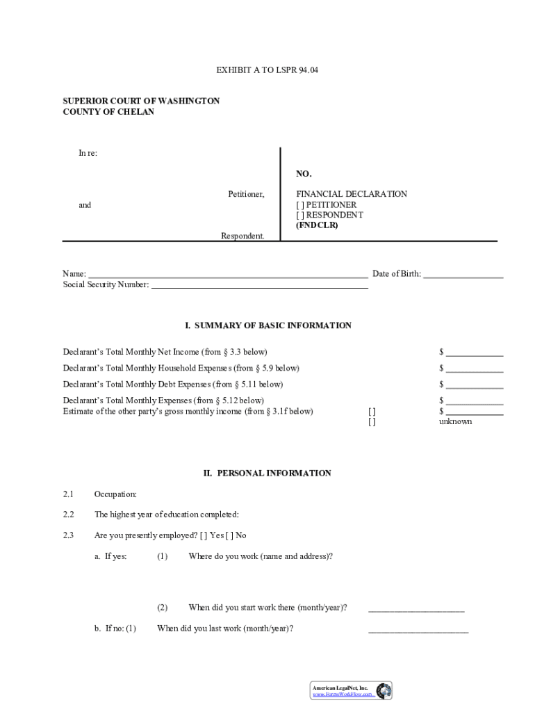 Fillable Online local court rules for snohomish county superior court