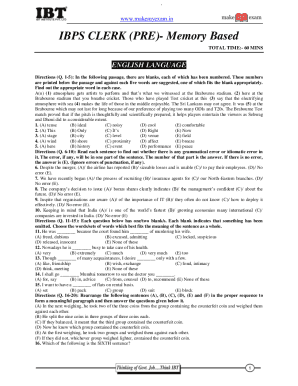 Fillable Online Cloze Test exercise with answers and explanationBuild