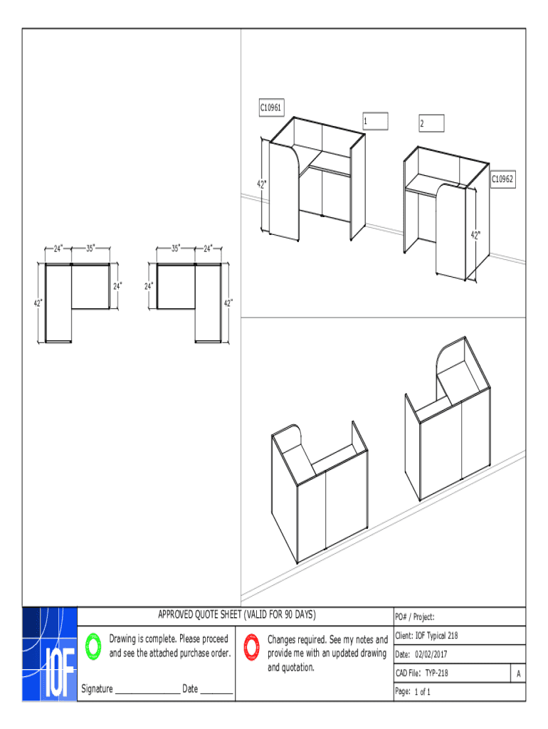 Fillable Online About IOF Custom Office Furniture Fax Email Print
