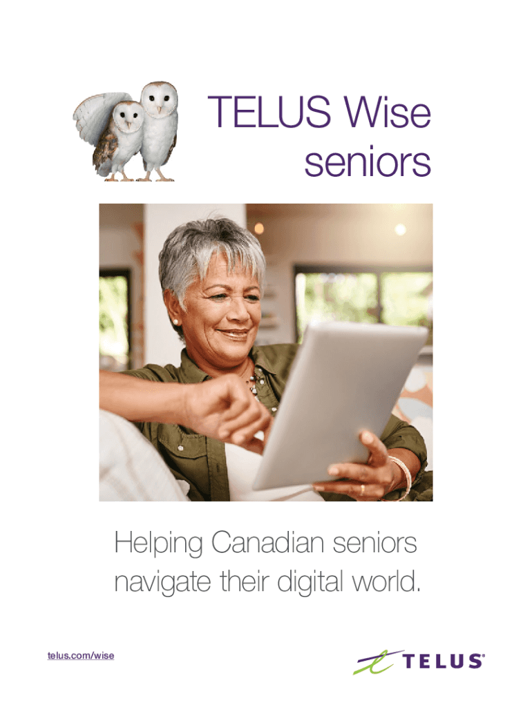Fillable Online TELUS Wise helps Canadians stay safe in a digital world