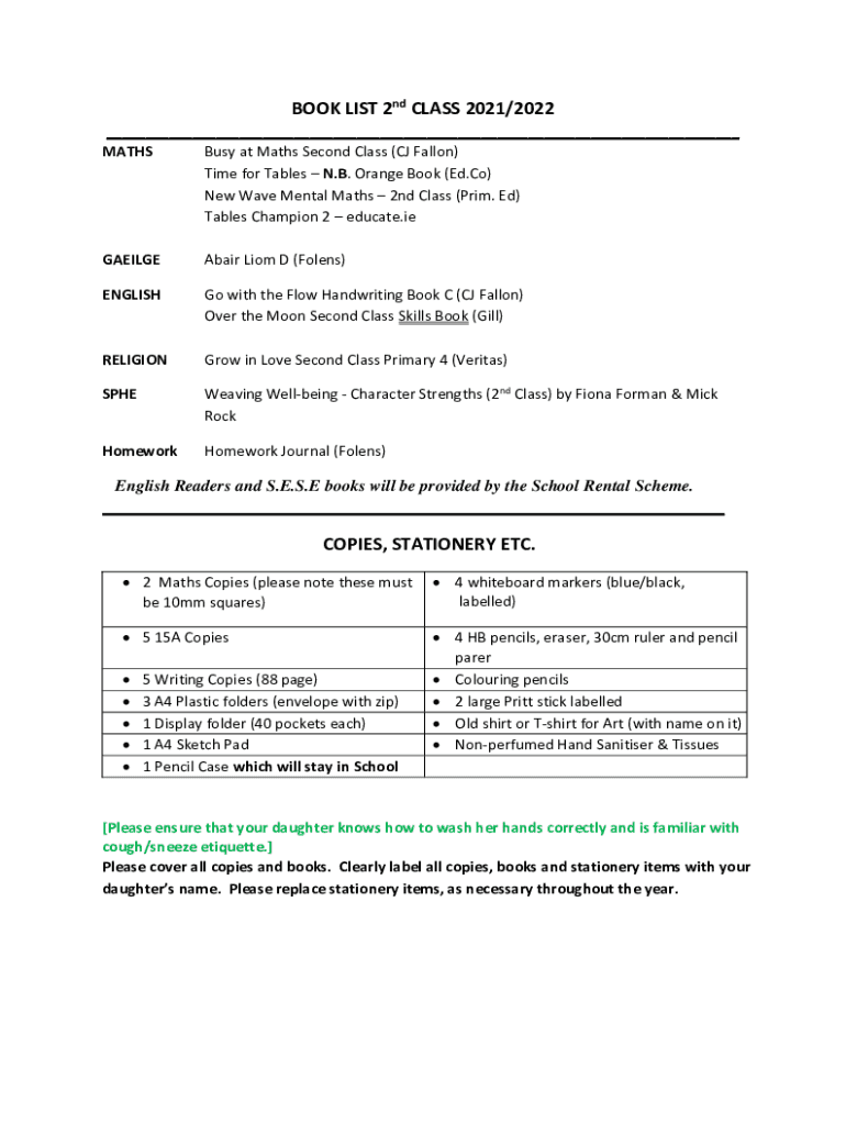 Fillable Online Busy at Maths 2Second Class Shadow Book Fax Email Print