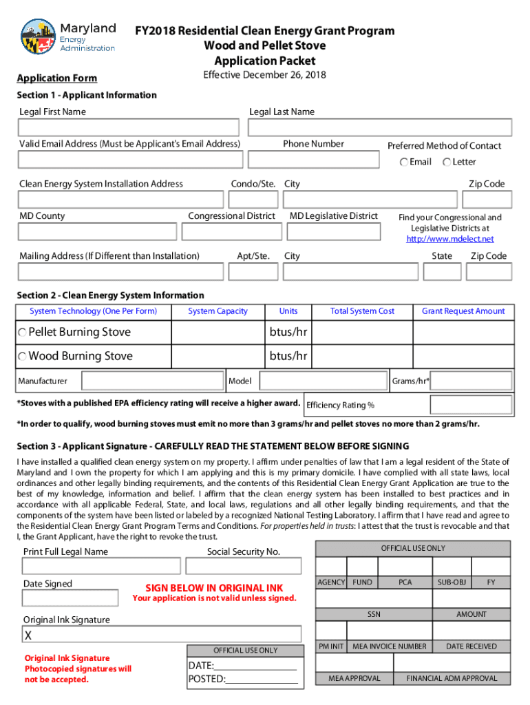 Fillable Online energy state md Federal Tax Incentives for Wood and