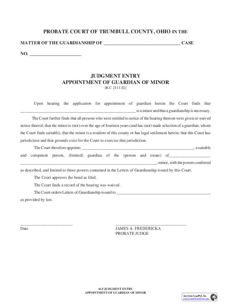 Fillable Online (PDF) IN THE WARREN COUNTY, OHIO COMMON PLEAS COURT