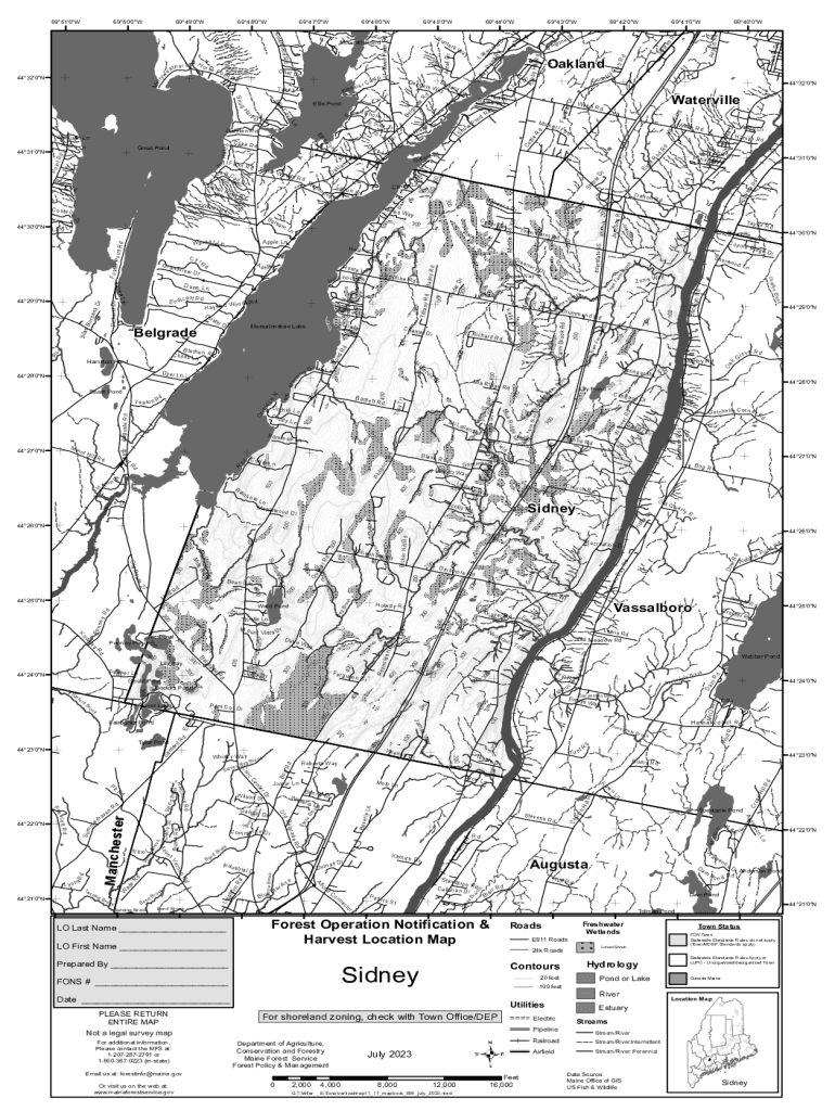 Fillable Online Sidney Maine.gov Fax Email Print pdfFiller
