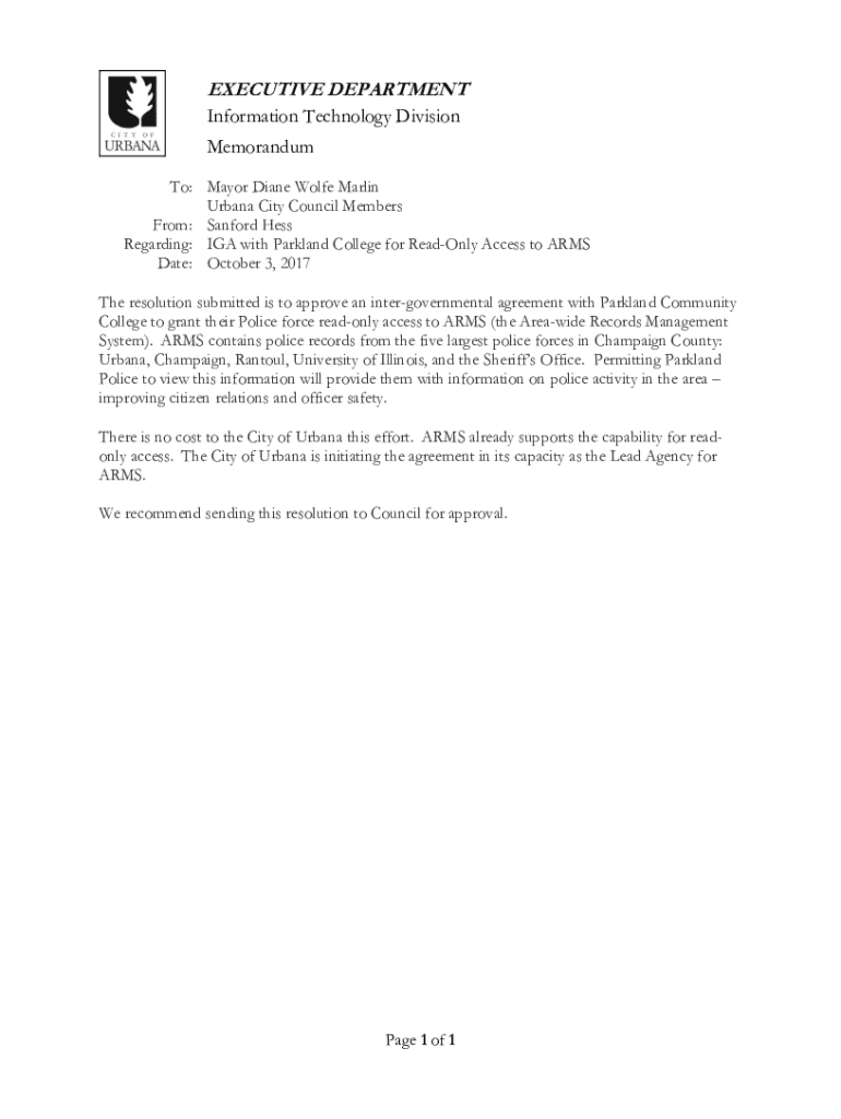 Fillable Online Mayor Diane Wolfe Marlin City of Urbana Fax Email