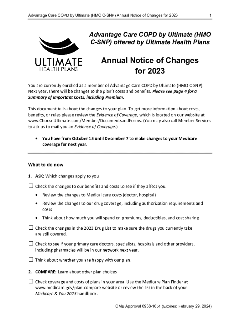 Fillable Online Advantage Care COPD by Ultimate (HMO C Fax Email Print
