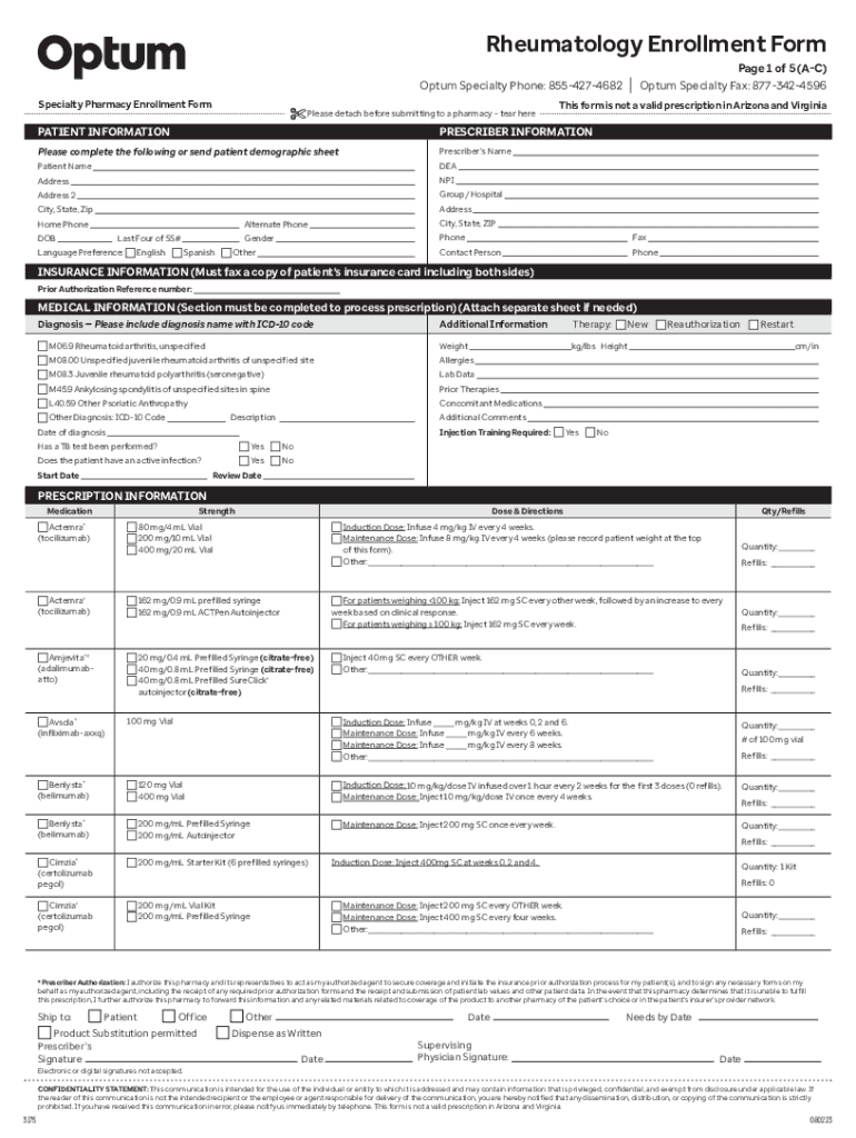 Fillable Online Frequently asked questions about the OptumRx specialty