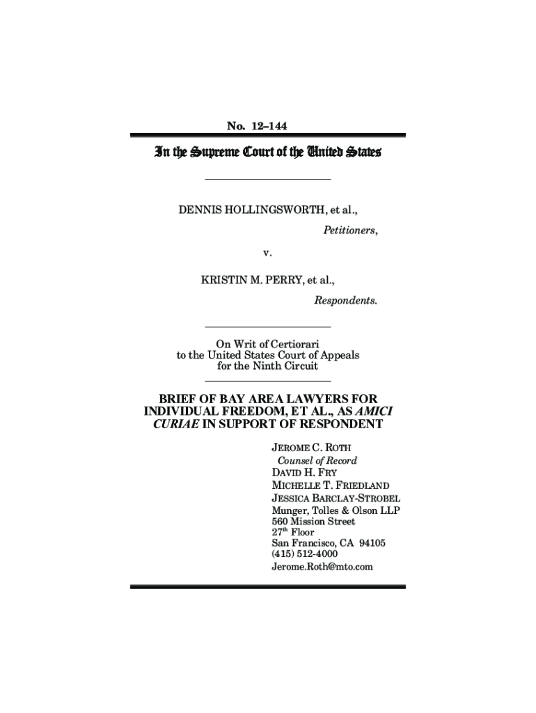 Fillable Online Amicus Brief Hollingsworth v Perry SCOTUS.DOC Fax