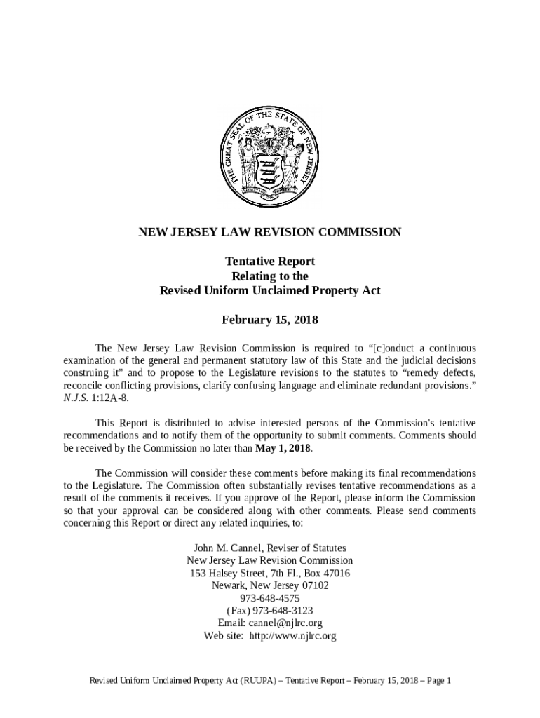 Revitalizing the New York State Law Revision Commission Doc Template