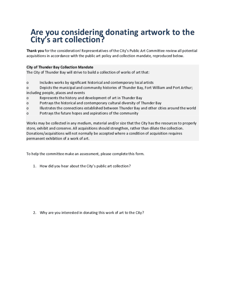 Fillable Online City of Saint Paul Public Art Ordinance Program