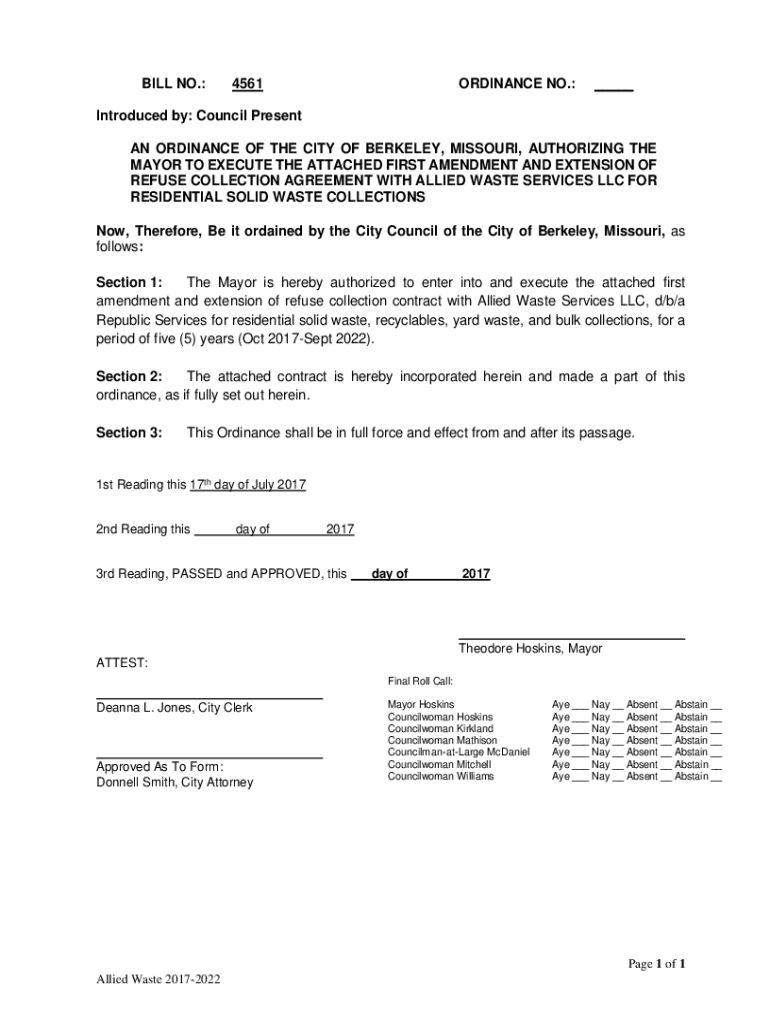 Fillable Online Rules for Missouri FourthClass Cities Page 5 MU