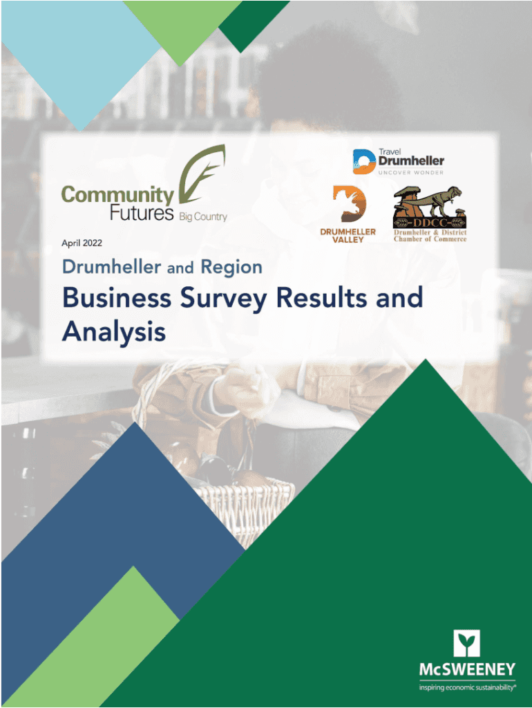 Fillable Online Drumheller and Region Business Survey Results and