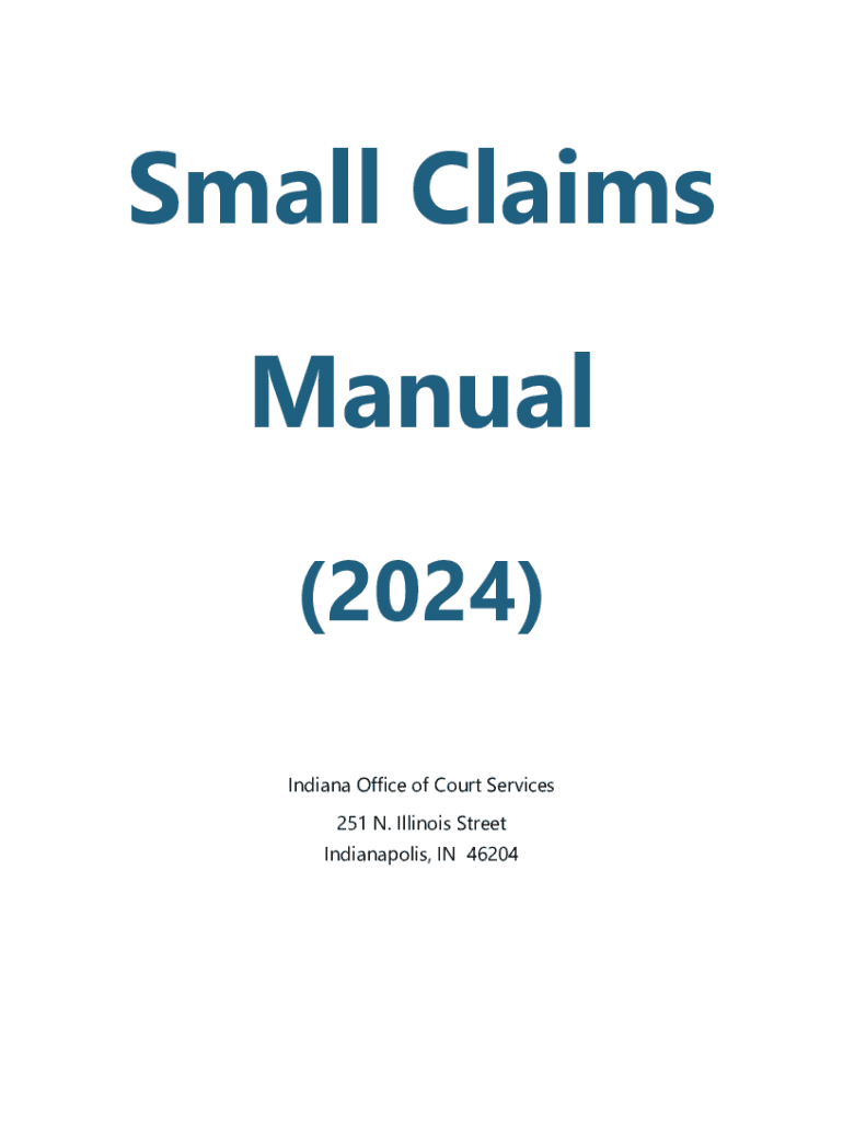 Fillable Online Indiana Small Claims Courts Fax Email Print pdfFiller