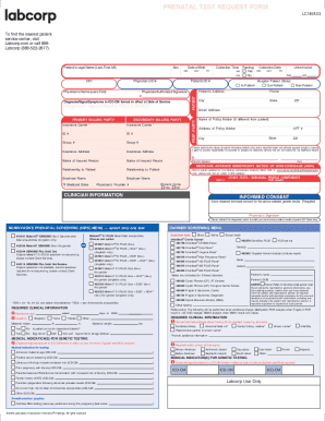 Fillable Online Download the LabCorp COVID-19 testing request form Fax