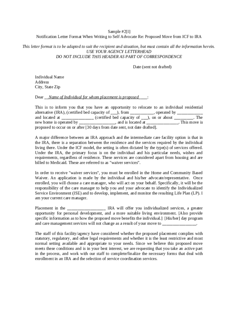 State Advocacy Letter Template opwdd ny Doc Template pdfFiller