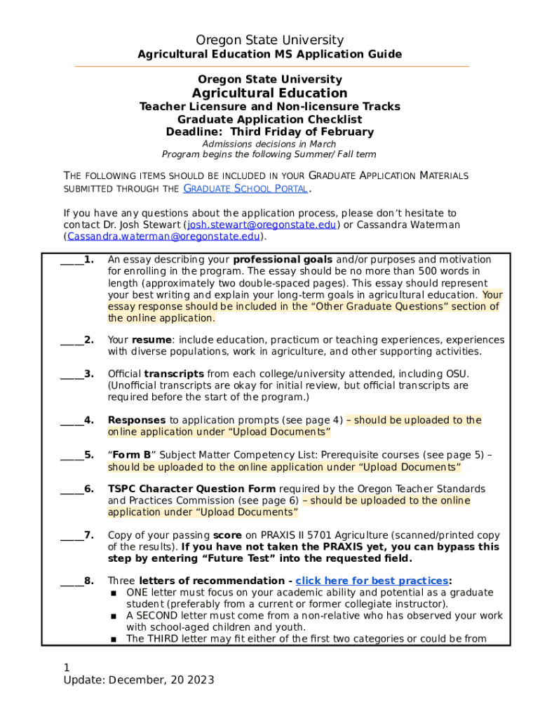 Application DeadlinesHow to Apply Oregon State Ecampus Doc Template pdfFiller