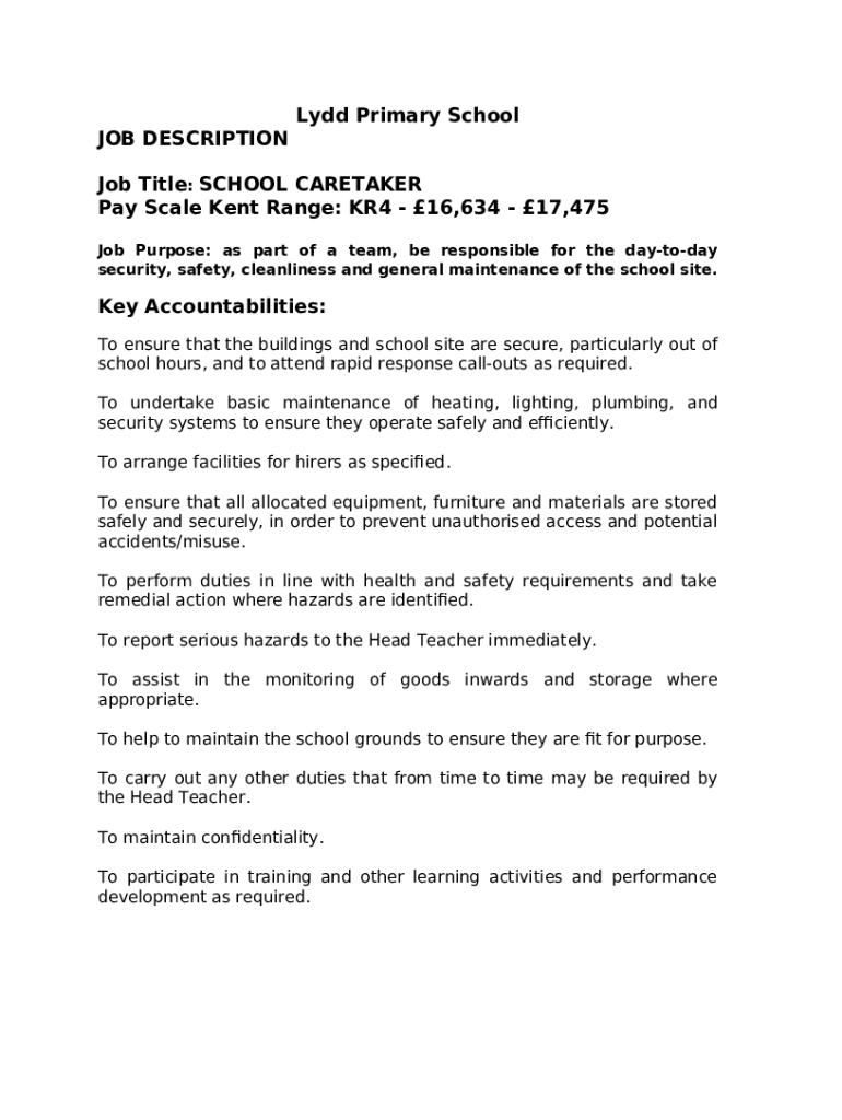 Lydd Primary School Doc Template pdfFiller