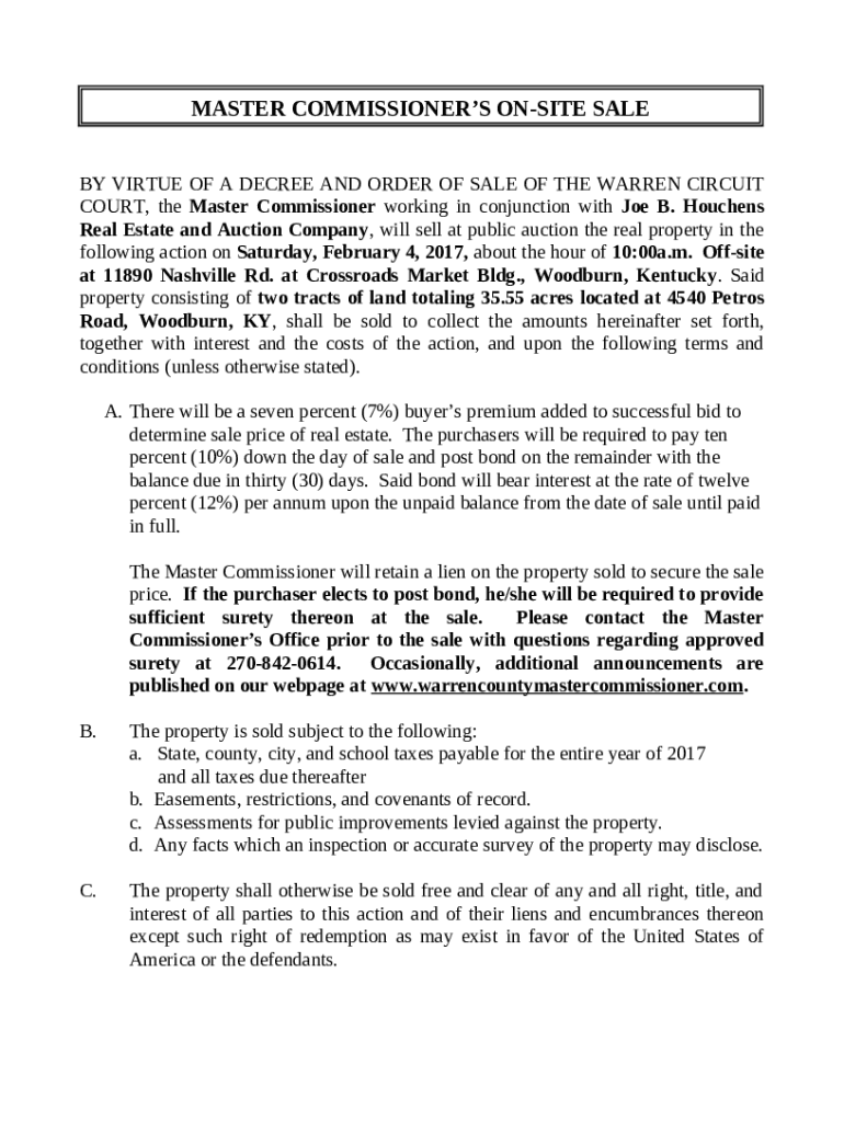 2307 New Cut Road Larry F. Hinton, Attorney for Farmers Doc