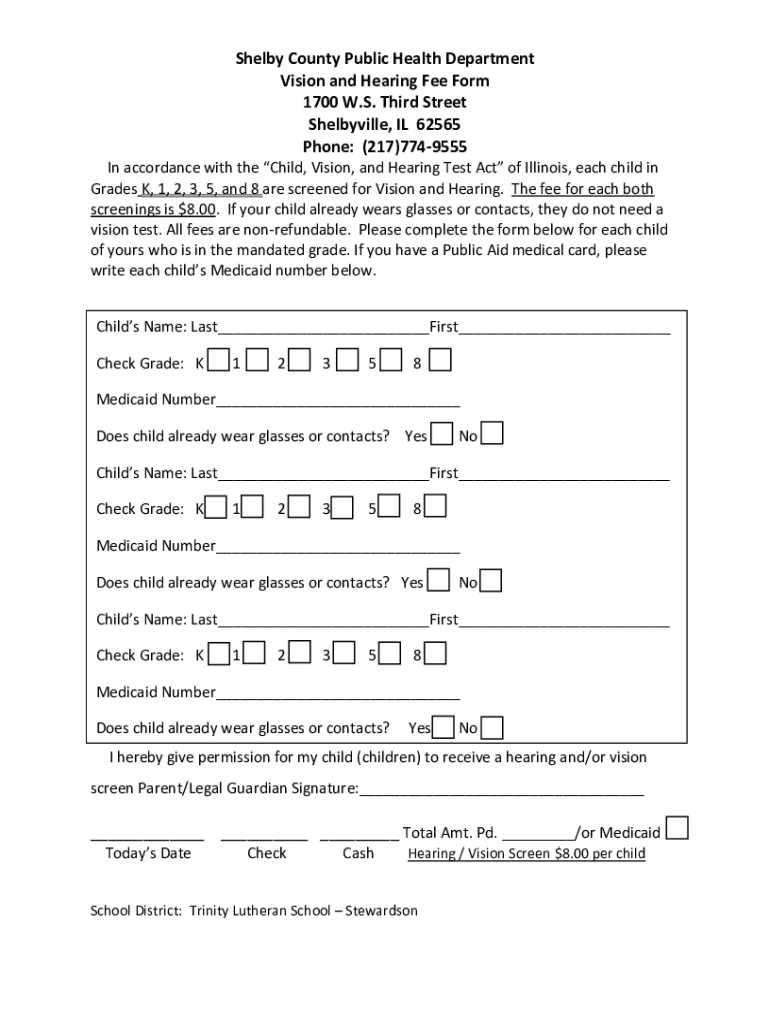 Fillable Online Vision information NYS DMV New York State Fax Email