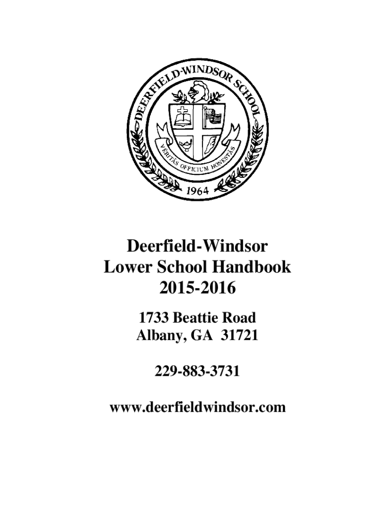 Fillable Online DeerfieldWindsor School, 1733 Beattie Rd, Albany, GA