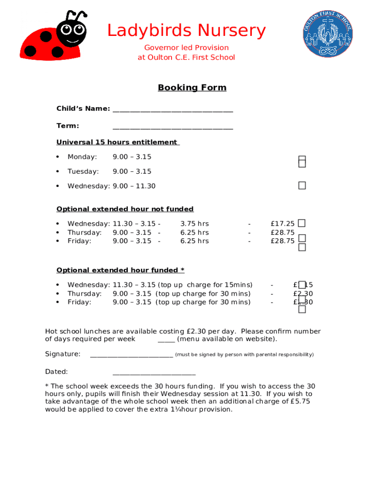 Ladybirds Nursery Charges.docx oulton staffs sch Doc Template pdfFiller