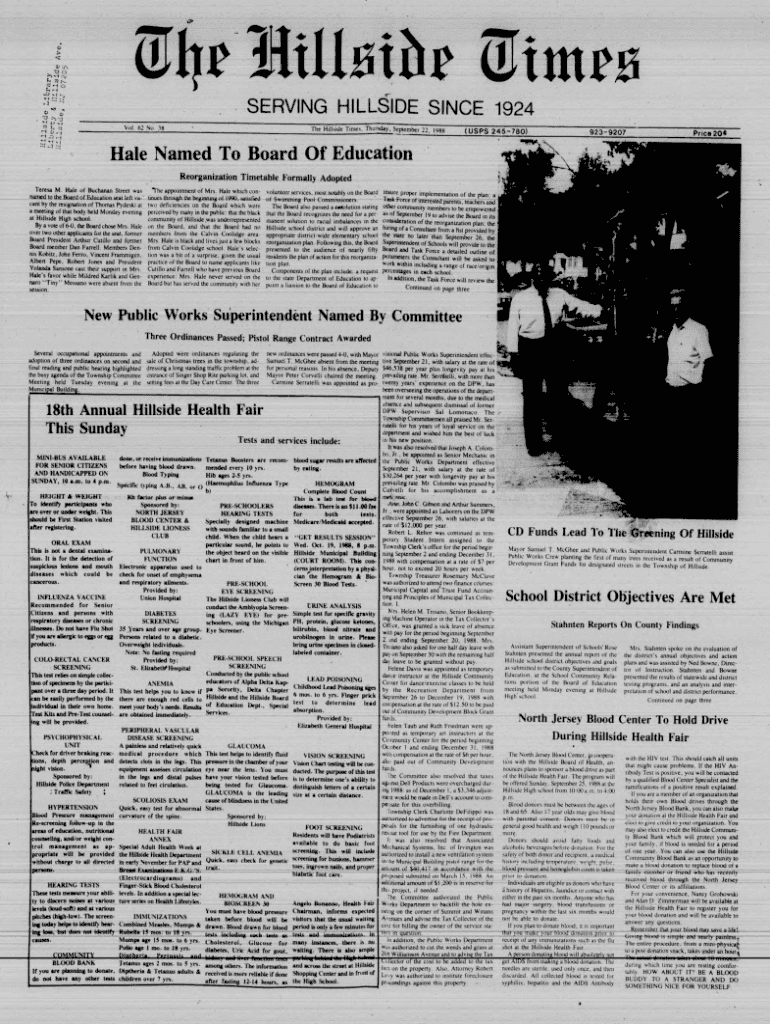 Fillable Online HALE CENTER Post Office Fax Email Print pdfFiller