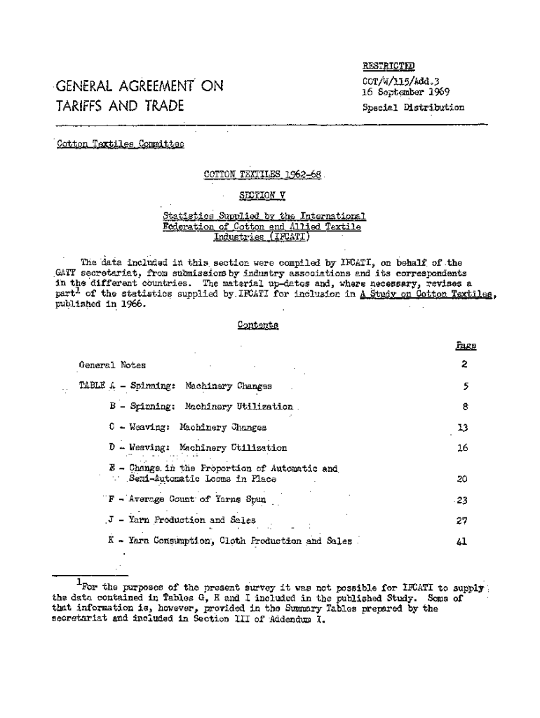 Fillable Online Cotton Sewing Thread inspection Regulations, 1969. Fax