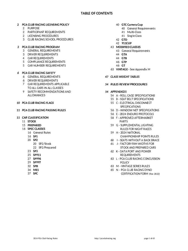 Fillable Online How to a PCA Club Racer Fax Email Print pdfFiller