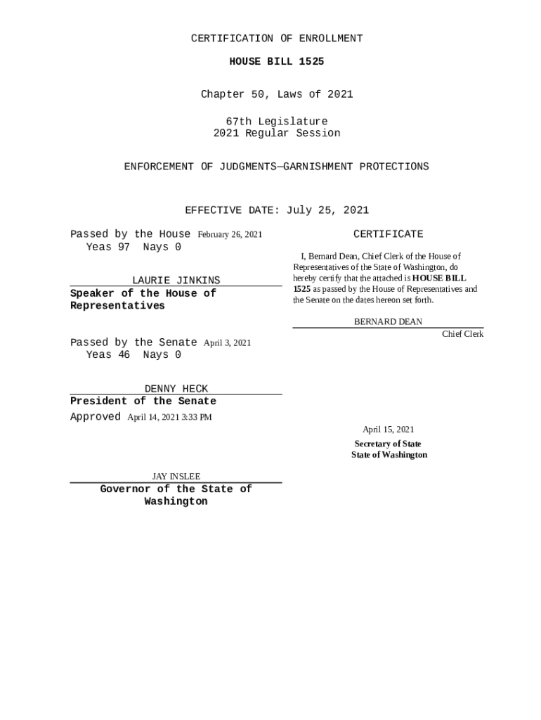 New WA garnishment law automates part of bank garnishments Doc Template