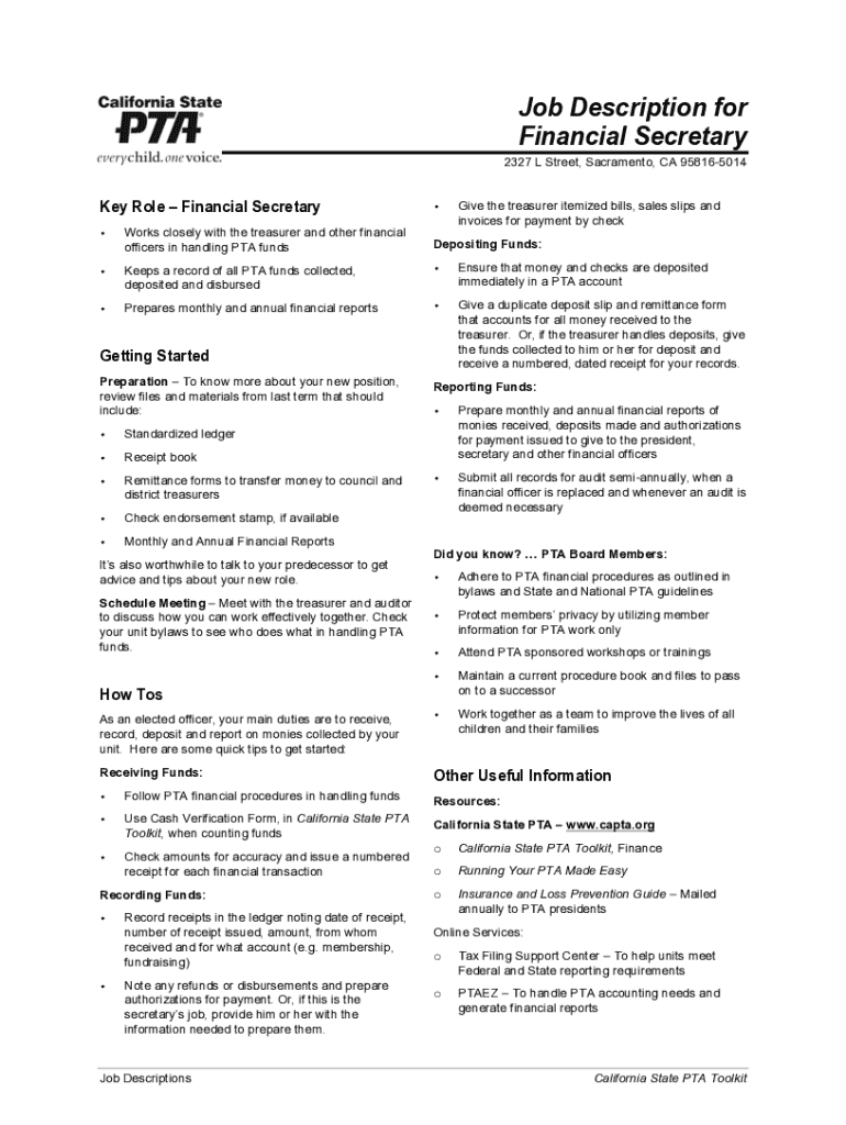 Fillable Online Job DescriptionsCity of West Sacramento Jobs Fax Email