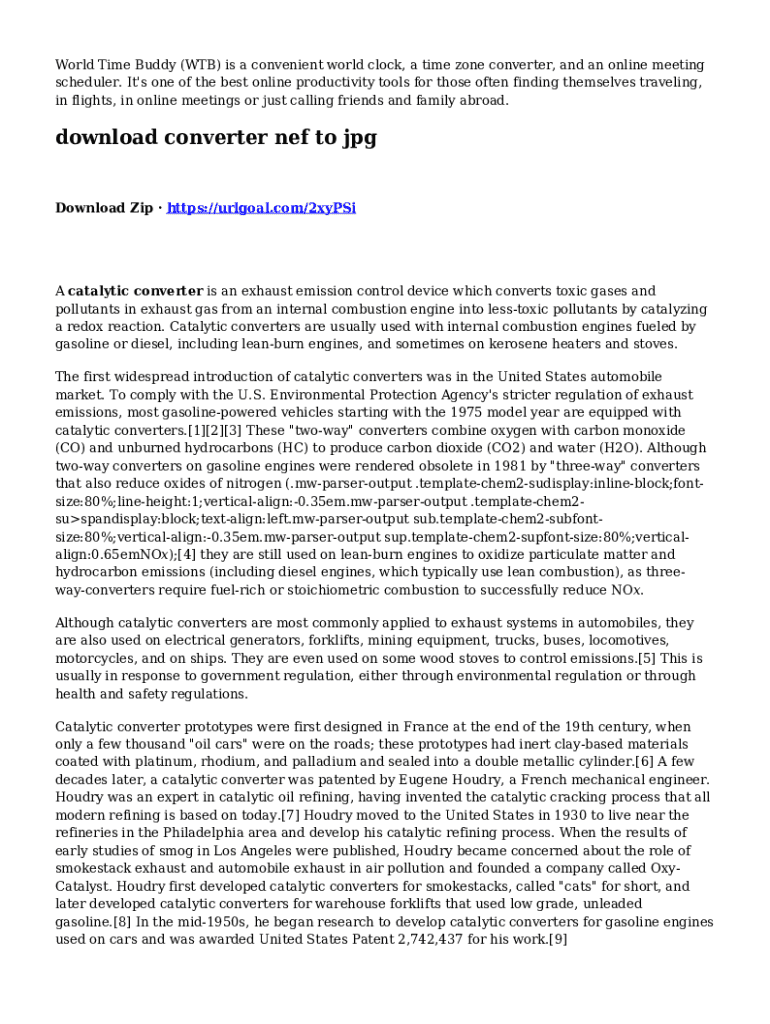 Fillable Online Download Converter Nef To Jpg Fax Email Print pdfFiller