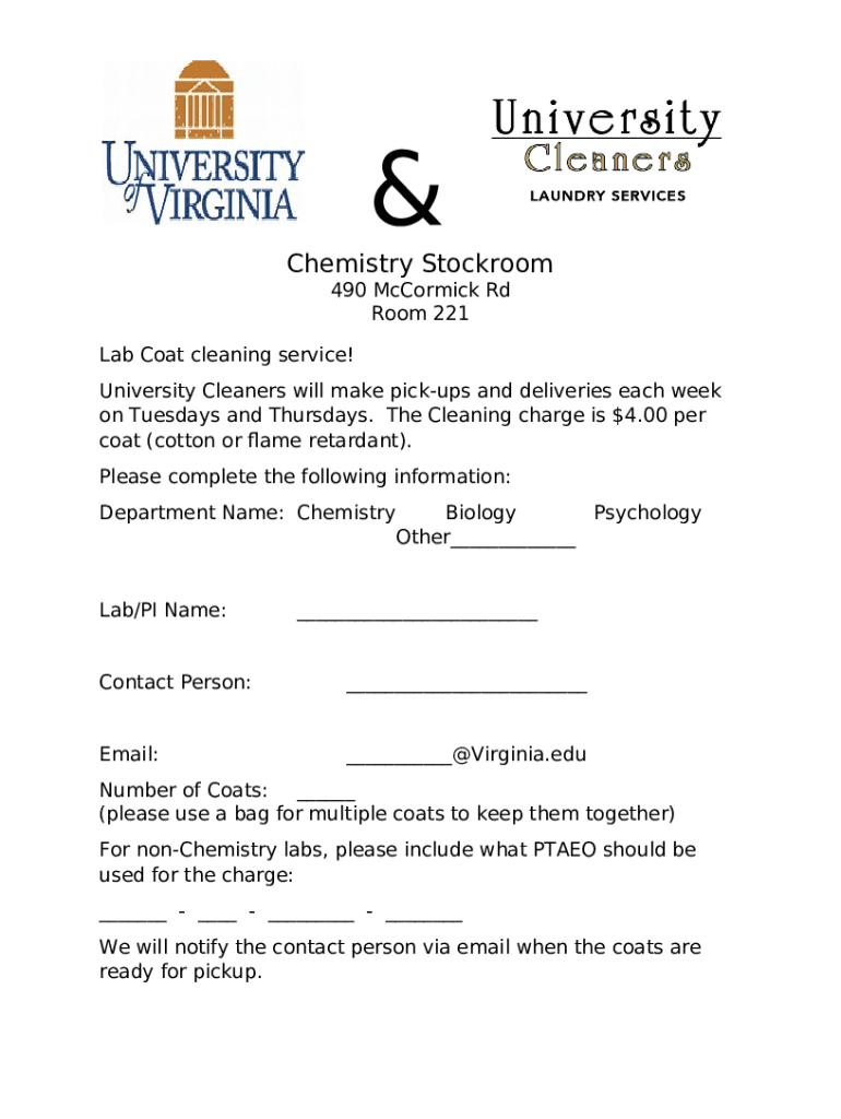 Sales and Use Tax on Dry Cleaning Services and Laundry Doc Template