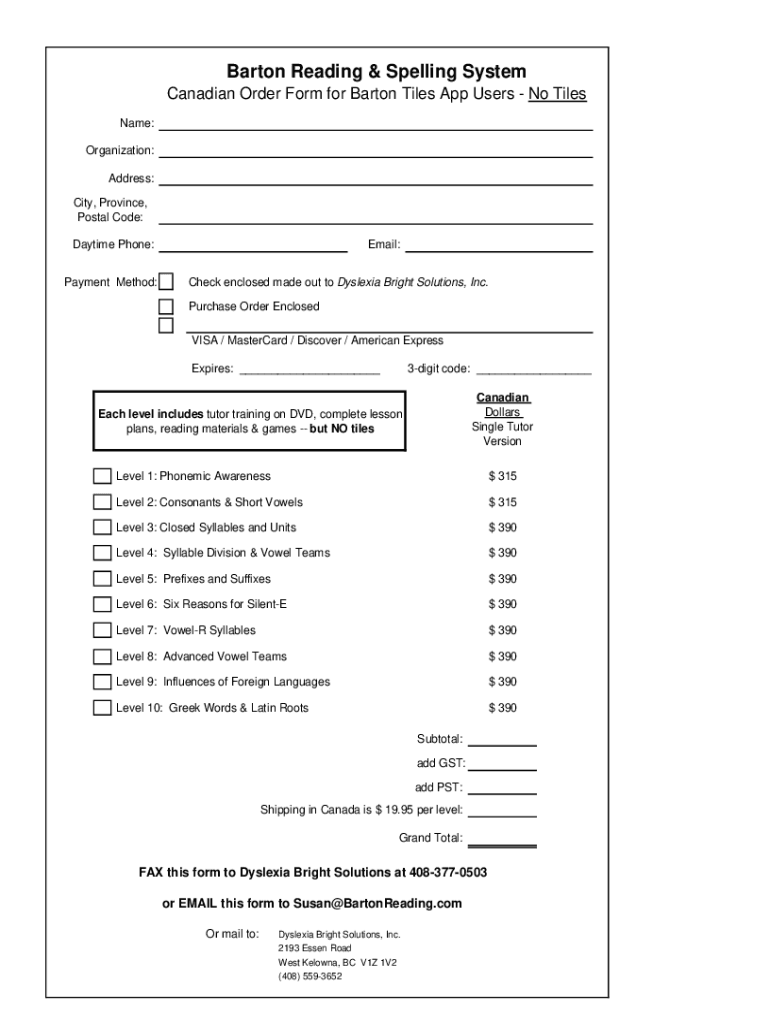 Fillable Online Barton Tiles for the on the App Store Fax Email Print