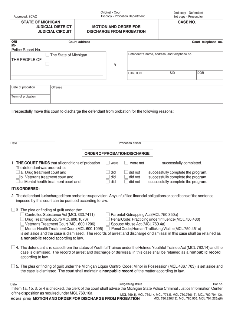 How Long Do Probation Discharge Papers Take Fill Online, Printable
