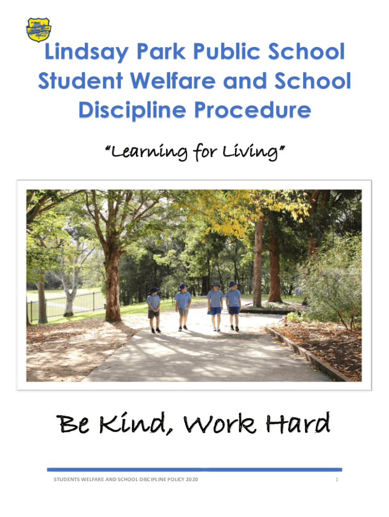 Fillable Online Lindsay Park Public School Student Wellbeing Statement