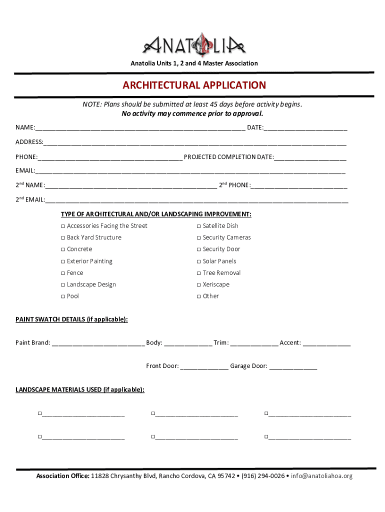 Fillable Online The Community Rules and Regulations contained in this