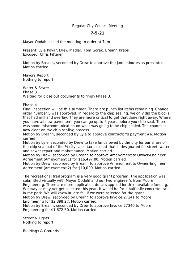 Present Lyle Kovar, Drew Madler, Tom Gorek, Breann Krebs Doc Template