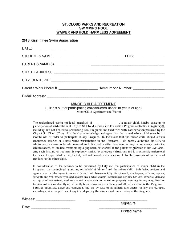 Fillable Online Form CenterSwimming Pool Permit Application Fax Email