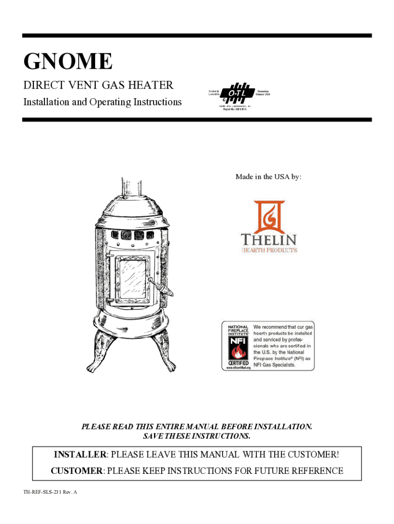 Fillable Online H27 Direct Vent Gas Fireplace LoginRegency Ignite Fax