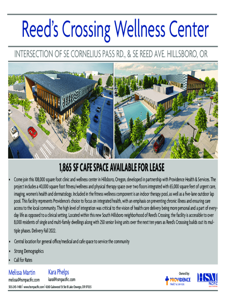 Fillable Online Reed's Crossing Wellness Center PDF documents Fax Email