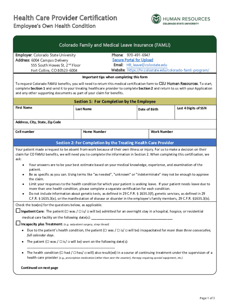 Fillable Online form-fmla-employee-health-condition-certification-1