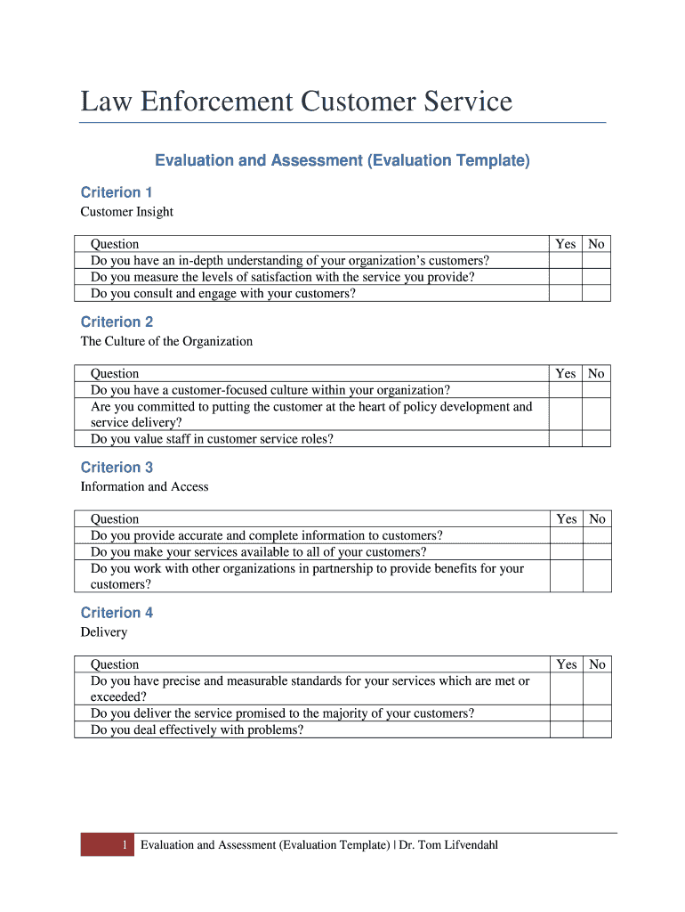 Fillable Online Law Enforcement Customer Service Fax Email Print