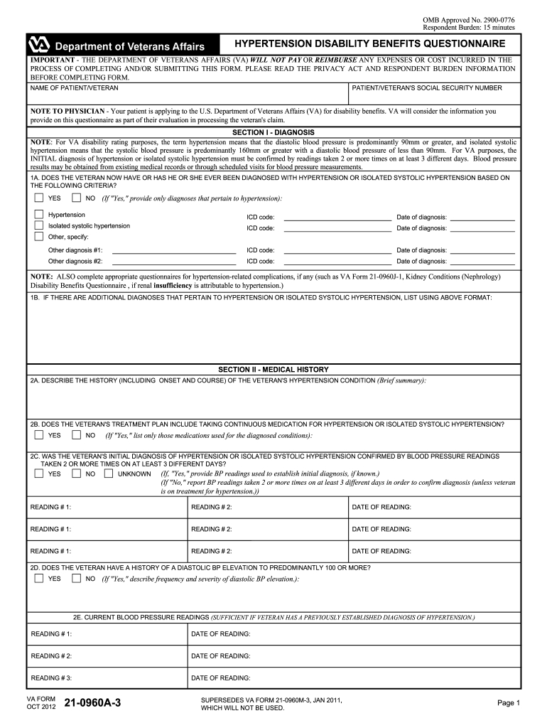Va medical opinion form Fill out & sign online DocHub