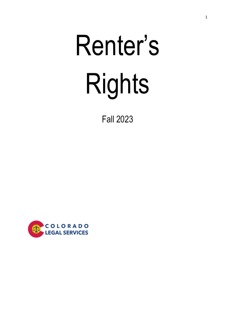 Fillable Online Tenants' Rights Handbook (PDF) Fax Email Print pdfFiller