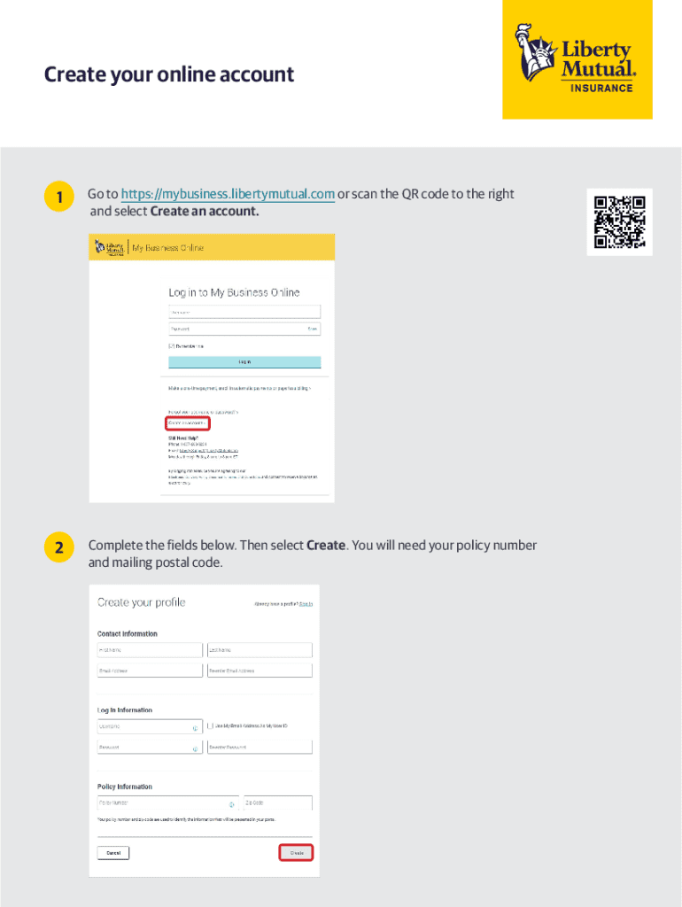 Fillable Online Login BL Consumer Portal Liberty Mutual Fax Email