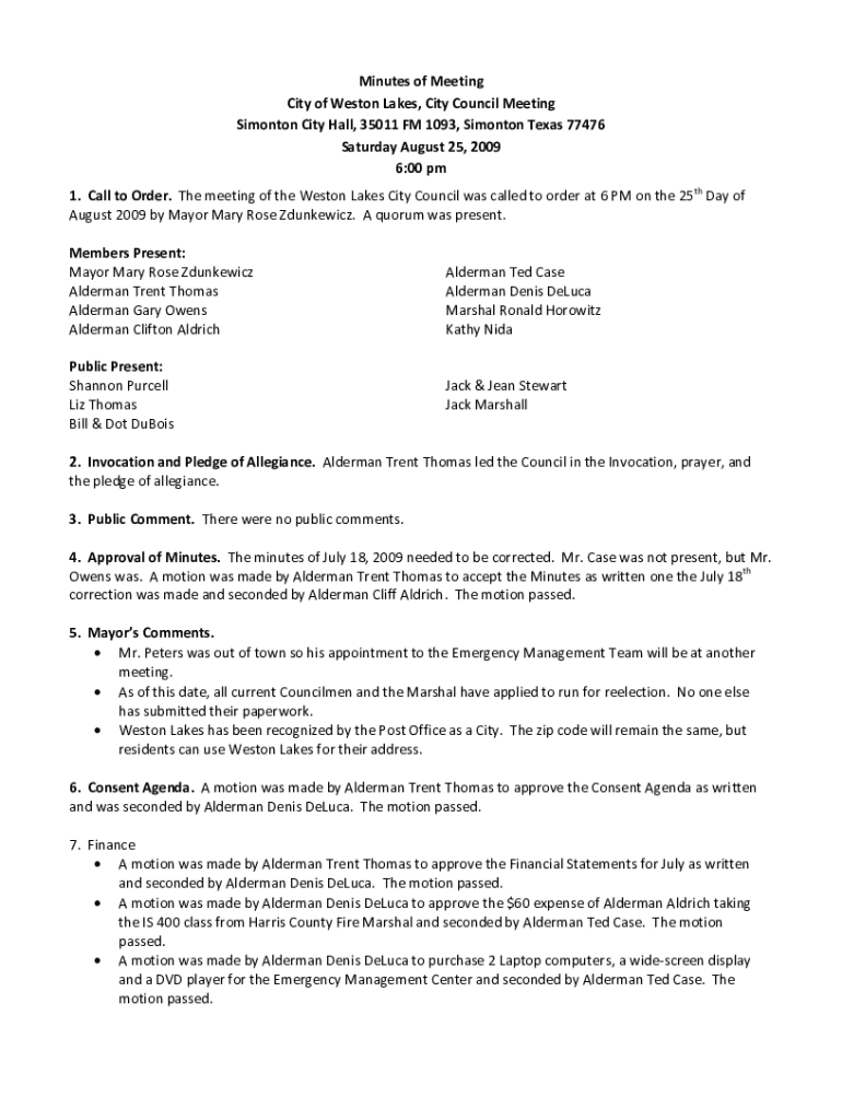 Fillable Online Simonton City Hall, 35011 FM 1093, Simonton Texas 77476 Fax Email Print pdfFiller