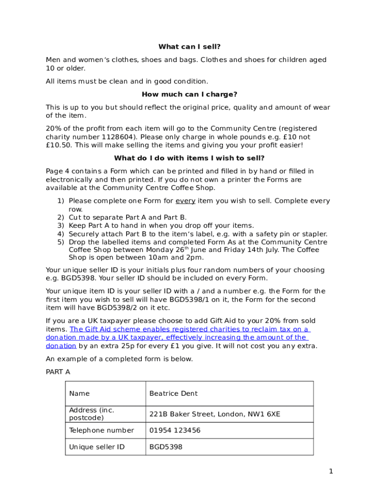 What is the best way to sell your old clothes for cash? Doc Template