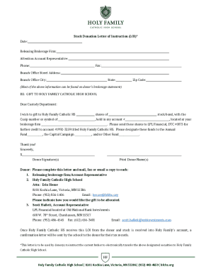 Fillable Online 18 Printable donation letter format Templates Fax Email