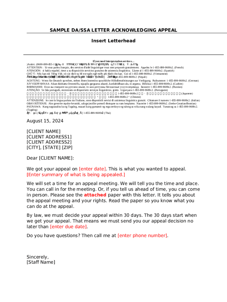 How to Write a Disability Appeal Letter 8 Tips and Sample Letter